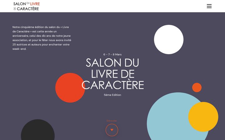 Screenshot of livredecaractere.fr