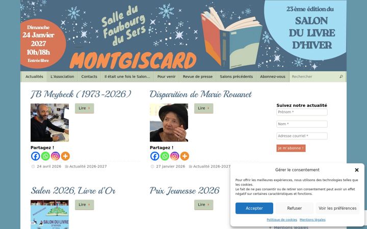 Screenshot of livredhiver.org