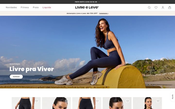 Skærmbillede af livreeleve.com.br