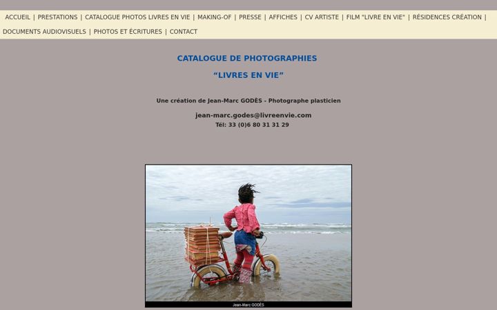 Screenshot of livresenvie.fr