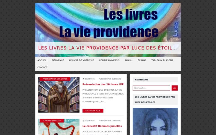 Screenshot of livreslavieprovidence.com