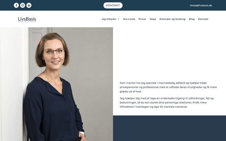 Screenshot stránky livsbasis.dk