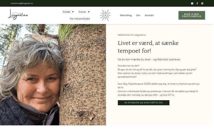 Ekrano kopija livsgnist.nu