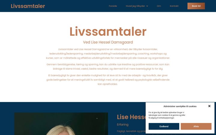 Screenshot of livssamtaler.com