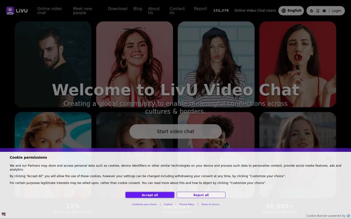 Screenshot of livuapp.com