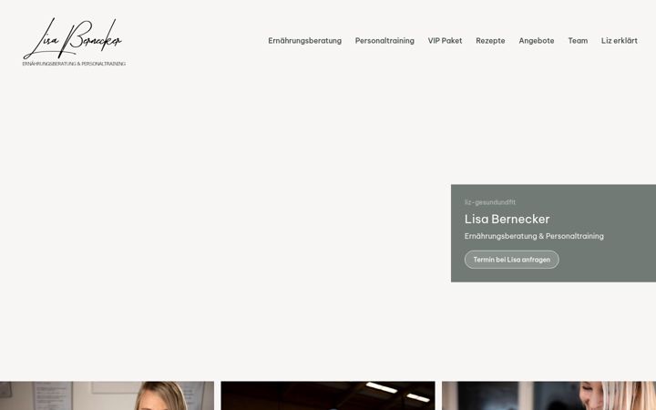 Screenshot of liz-gesundundfit.de