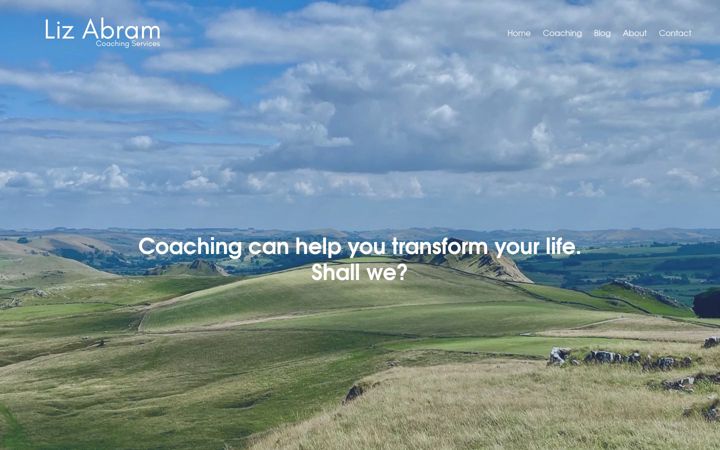 Screenshot of lizabram.co.uk