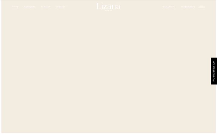 Screenshot of lizana-makeup.fr