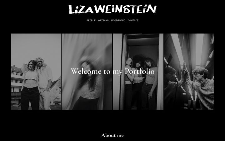 Screenshot of lizaweinstein.com