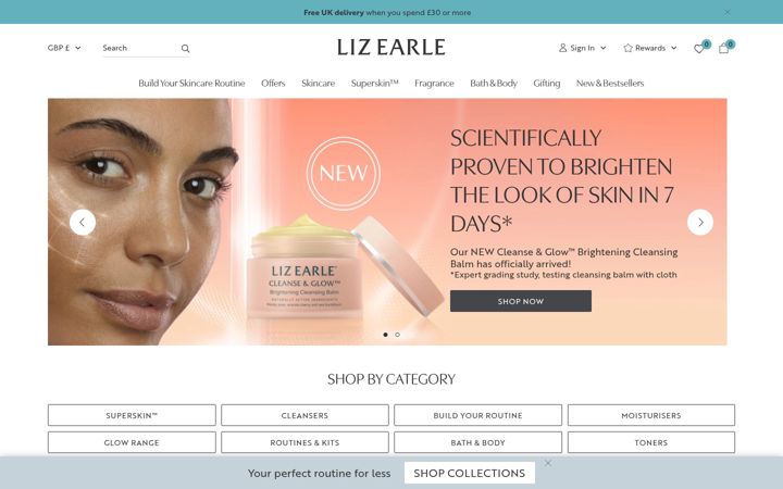 Screenshot of lizearle.com
