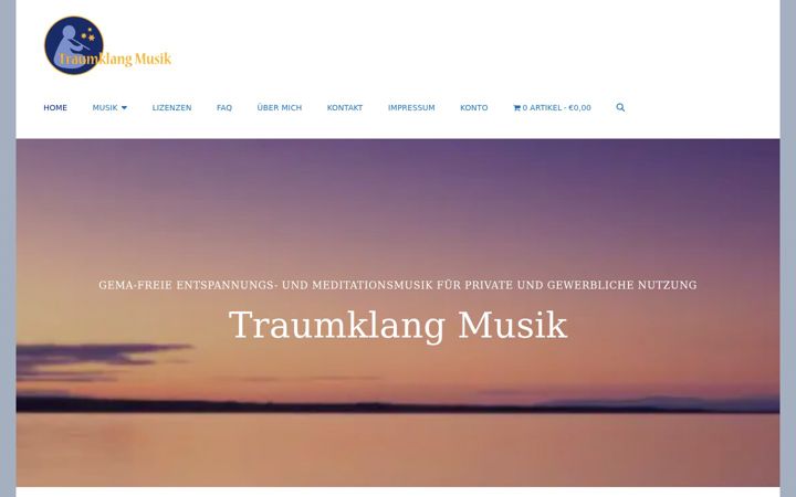 Screenshot of lizenzmusik.de