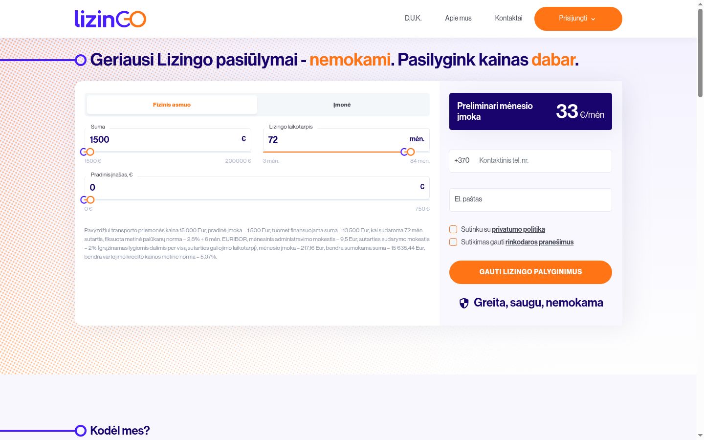 Snímka obrazovky banera súhlasu zobrazeného pred akoukoľvek interakciou