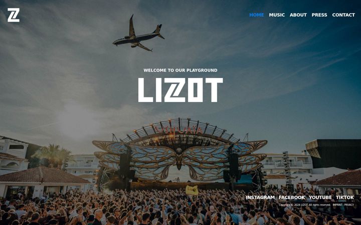 Screenshot of lizot.de