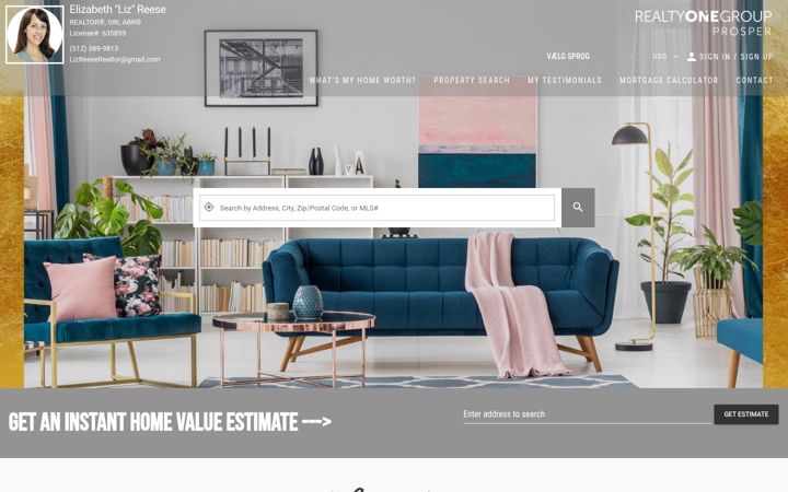 Screenshot of lizsellsatx.com