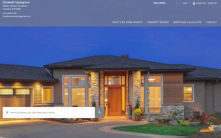 Screenshot of lizsellssacramento.com