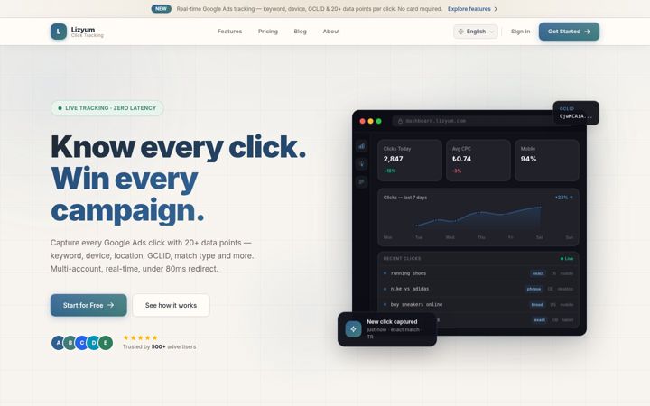 Screenshot of lizyum.com