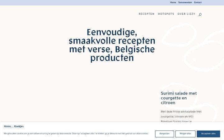 Screenshot of lizzylizzblog.be