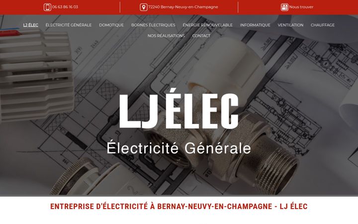 Screenshot of lj-elec.fr