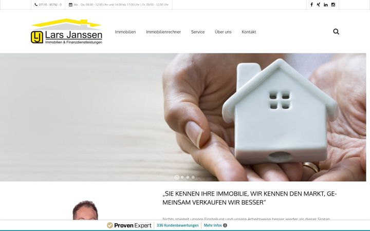 Screenshot of lj-immo.de