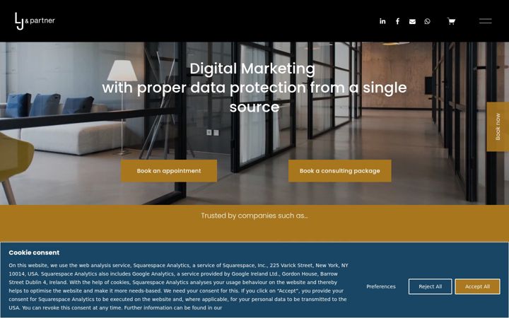 Screenshot of lj-partner.com