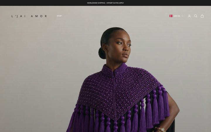 Screenshot of ljaiamor.com