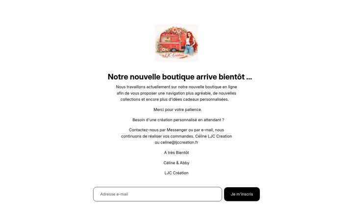 Screenshot of ljccreation.fr