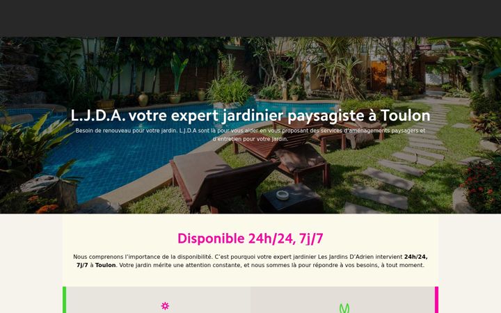 Screenshot of ljdapaysages.fr