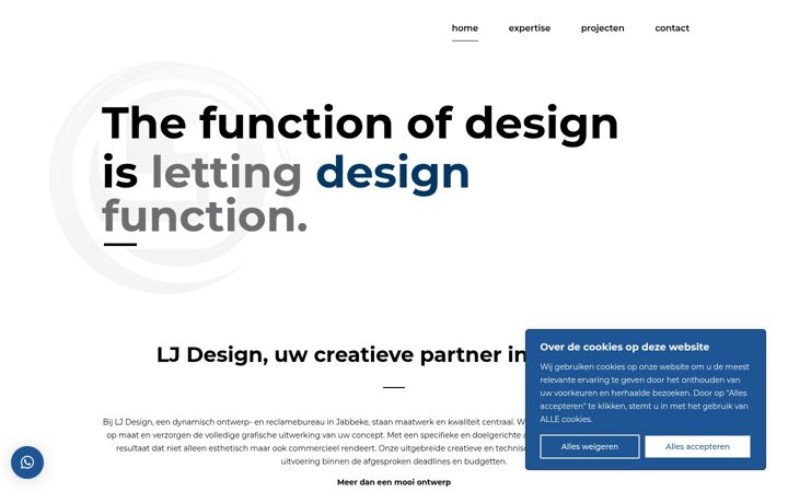Screenshot of ljdesign.be