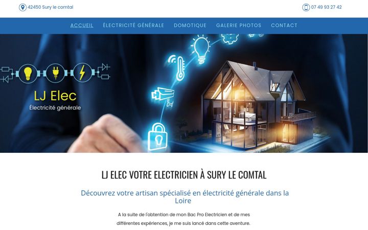 Screenshot of ljelec42.fr
