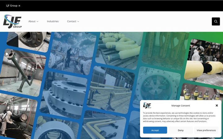 Screenshot of ljf-group.com