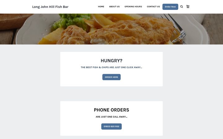 Screenshot of ljhfishandchips.co.uk