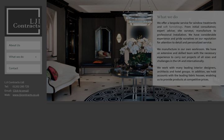 Screenshot of ljicontracts.co.uk
