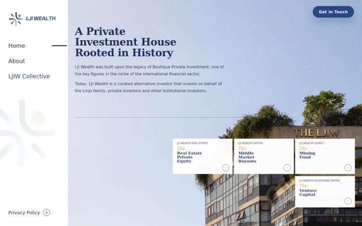 Screenshot of ljiwealth.com