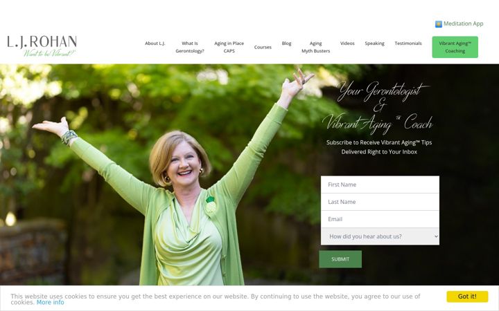 Screenshot of ljrohan.com