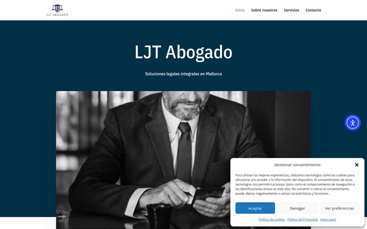 Screenshot of ljtabogado.com