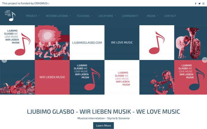 Screenshot of ljubimoglasbo.com