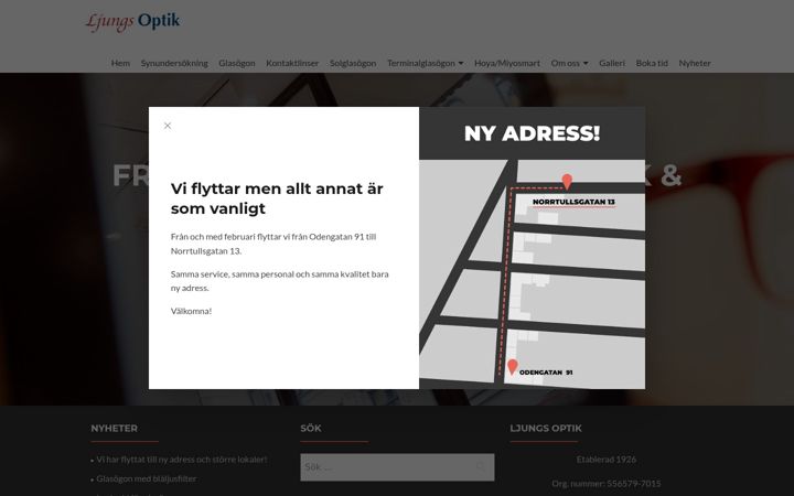Screenshot του ljungs.se