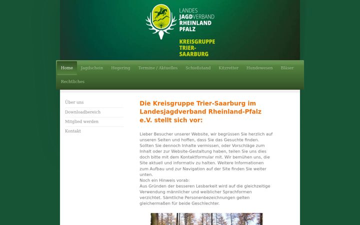 Screenshot of ljv-trier-saarburg.de