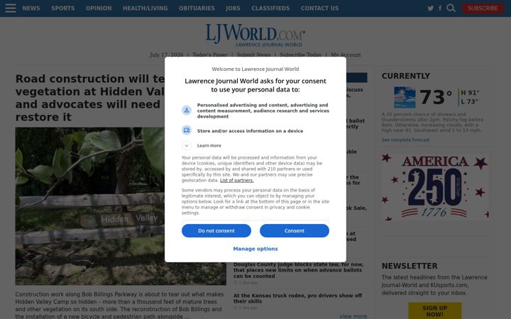 Screenshot stránky ljworld.com