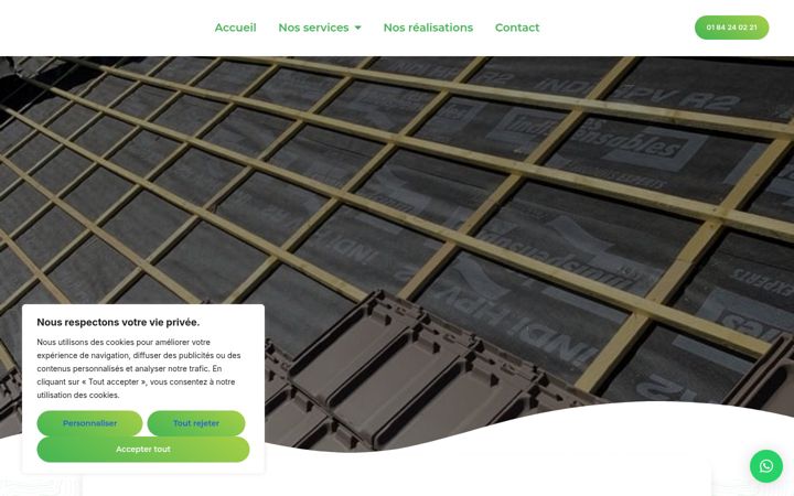 Screenshot of lk-couverture.fr