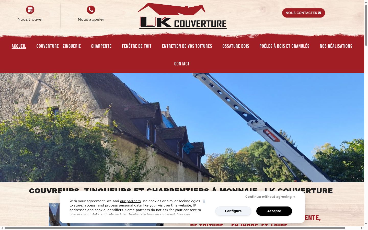 Screenshot tal-banner tal-kunsens muri qabel kwalunkwe interazzjoni