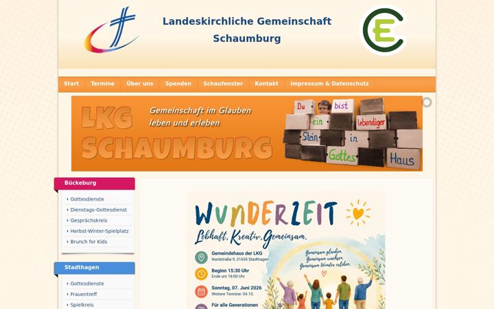 Screenshot of lkg-schaumburg.de