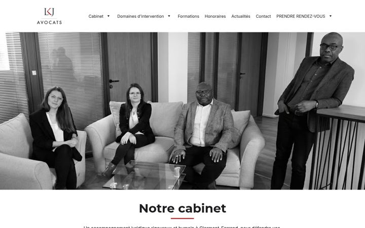 Screenshot of lkj-avocats.fr