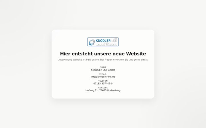 Screenshot of lkk-gmbh.de
