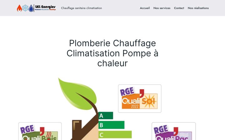 Screenshot of lkl-energies.fr