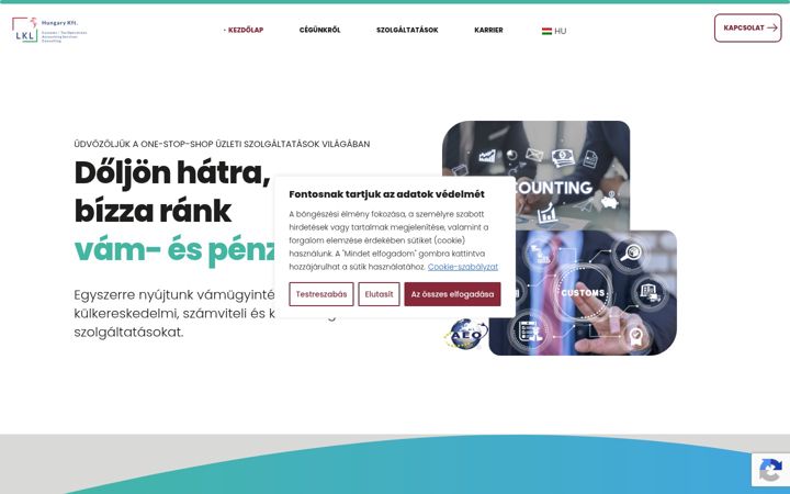 Screenshot of lkl-hungary.com
