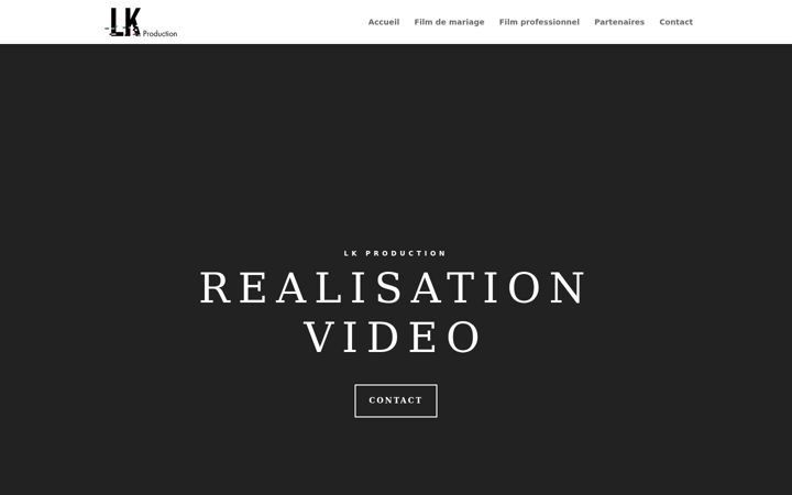 Screenshot of lkproduction.fr