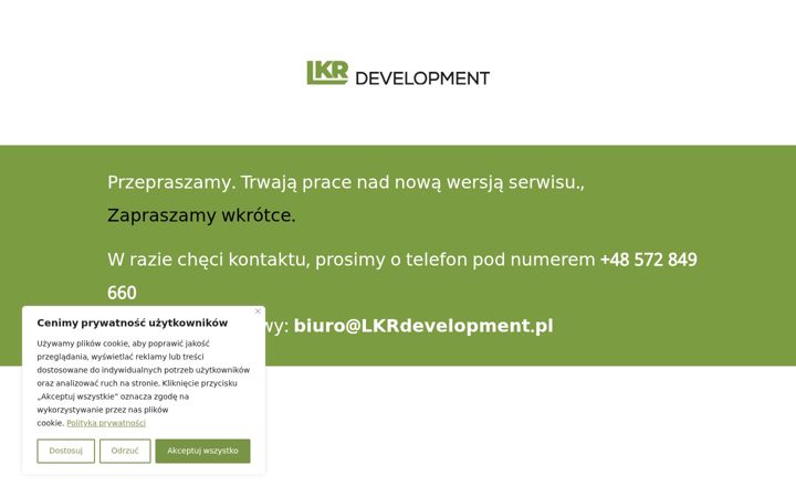 Screenshot of lkrdevelopment.pl