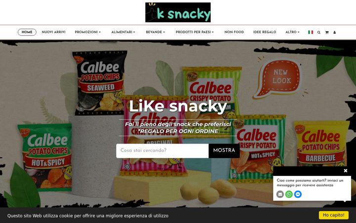 Screenshot of lksnacky.com