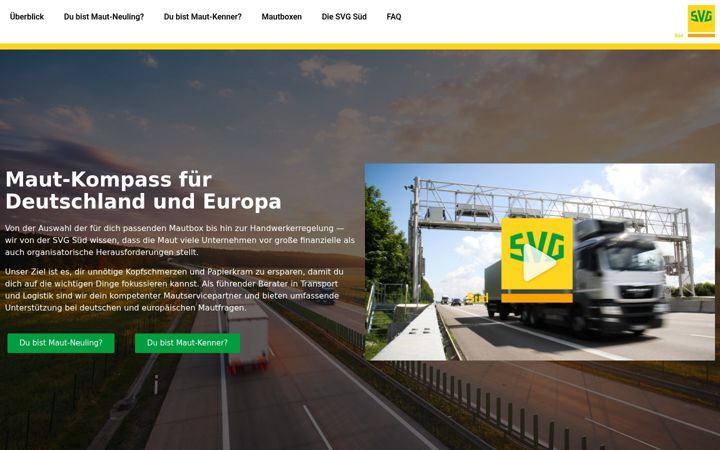 Screenshot of lkw-maut.eu